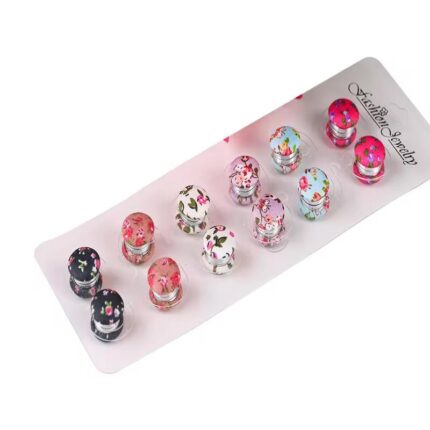 Floral Fabric Hijab Magnets(KMM-002-03)